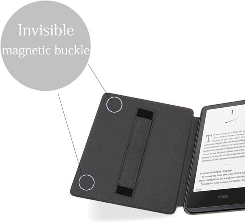Case for 7" Kindle Paperwhite 12th Generation 2024 Released &Kindle Colorsoft Signature Edition with Auto Sleep Wake, Hand Strap Feature (Green) in Kuwait