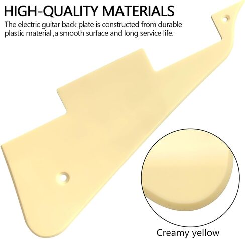 Electric Guitar Pickguard 4-Layers Modern Style Standard with Screws Compatible with Les Paul epiphone Guitar(Pearl Black) in Saudi Arabia