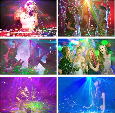 Disco Lights for Christmas and Birthday Party, Decoration Lights for Halloween, Gifts Choice for Happy Birthday and New Year, Sound Activated, Living Room, Karaoke Light Decor in Saudi Arabia