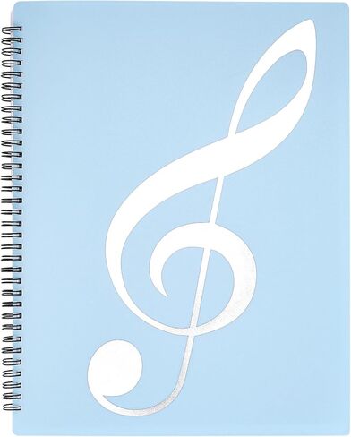 Sheet Music Folder for Sheet Music Page, Sheet Music Holder Allow Annotations, Spiral Notebook Binder Organizer Suitable for Music, Daily Record Annotations in Saudi Arabia