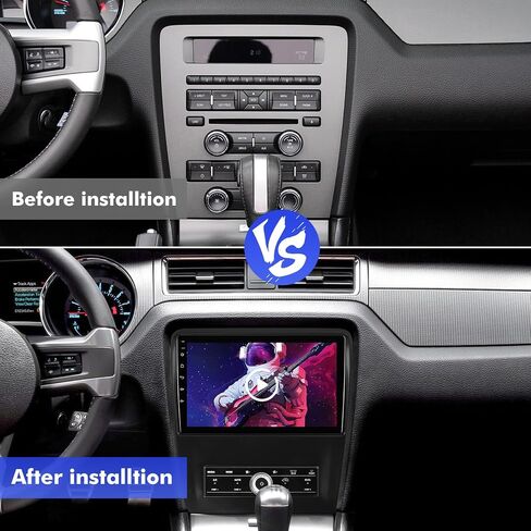 10.1 بوصة IPS شاشة اللمس أندرويد 13 ستيريو سيارة فورد موستانج 2010-2014 مع راديو Carplay و Android Auto 2+32GB ، دعم GPS ، WiFi 6 ، Bluetooth ، 5.4 ، راديو FM ، كاميرا احتياطية ، USB المزدوج in Kuwait