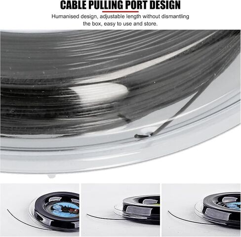 EVTSCAN 200m Durable Polyester Tennis Racket String Round Strike‑Resistance Hard Racquet String in Saudi Arabia