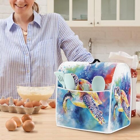 UpetStory Farmhouse Highland Cow Kitchen Aid Cover Cover Milechold Stand Mixers Cover Tove for Tilt Head 4.5-5 Quart Food Gudr Wost with with Pocket in Kuwait