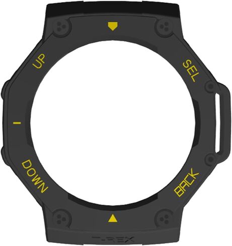 تناسب غطاء حالة Amazfit T-Rex 3 ، وموظفي مقاوم للصدمة متين للكمبيوتر الشخصي محافظات حامية الإطارات على السلة الذكية AmazFit T-Rex3 (Blackredwhite) in Kuwait