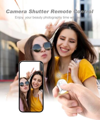 TikTok Scrolling Ring - جهاز تحكم عن بعد لـ TikTok، أداة تمرير حلقية لصفحة البلوتوث لجهاز iPhone iPad، جهاز تحكم عن بعد للفيديو القصير والموسيقى، متوافق مع هاتف iOS Android in Saudi Arabia