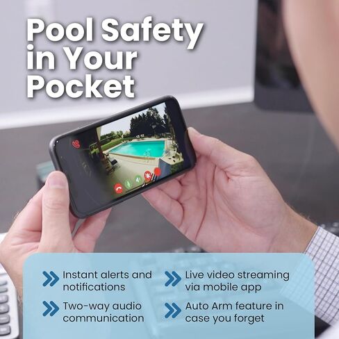 SwamCam Pool Alarm Camera Drowning Prevention System for Children in Saudi Arabia