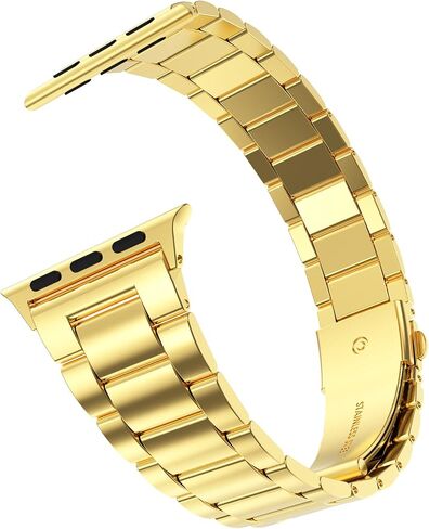Compatible Apple Watch Bands 41mm 40mm 38mm 49mm 45mm 44mm 42mm, Stainless Steel iWatch Band Strap for Apple Watch Ultra2 Ultra Series 10 9 8 7 6 5 4 3 2 1 SE SE2, 38mm 40mm 41mm in Saudi Arabia