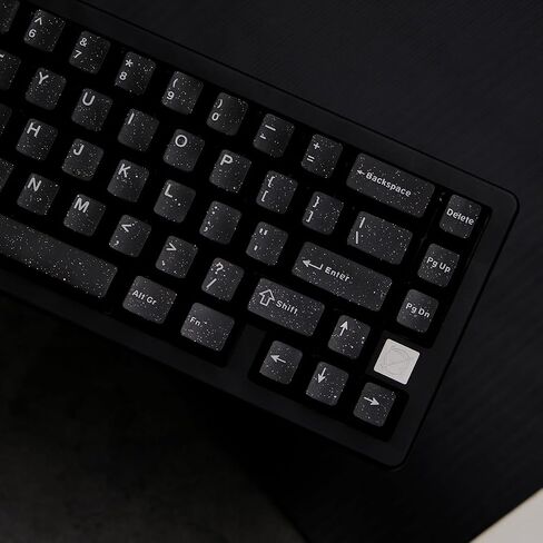 114 Keys Doubleshot Tranlucent Keycaps, Glitter Black keycaps, Cherry Profile Keycap Set for 60% 65% 75% Mechanical Keyboard Cherry Mx Switches in Saudi Arabia