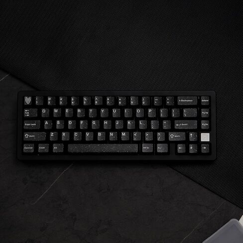 114 Keys Doubleshot Tranlucent Keycaps, Glitter Black keycaps, Cherry Profile Keycap Set for 60% 65% 75% Mechanical Keyboard Cherry Mx Switches in Saudi Arabia