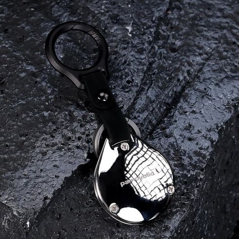 Titanium Keychain for Apple Airtags Metal Alloy case Shockproof Anti-Scratch Lost Luggage Cat Dog Pets car Accessories Finders GPS Quick Release EDC Key Holder Ring (Black Circle) in Kuwait