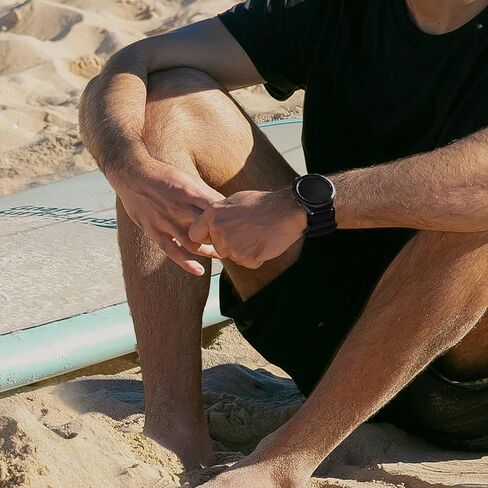 متوافق مع حزام Cubitt Viva Pro Smart Watch ، حزام نايلون رياضي وعرة 22 مم مع تصميم حلقة منسوجة متوافق مع Cubitt Viva Pro و Viva و Aura Pro و Aura Smart Watch in Kuwait