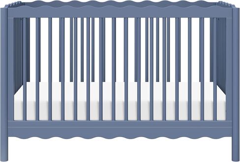 babyletto Swell 4-in-1 Convertible Crib with Toddler Bed Conversion Kit in Honey, Greenguard Gold Certified in Kuwait