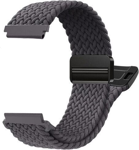 Braided-Band Compatible with Amazfit-Bip 6/Bip 5,22mm Magnetic Stretchy Band for Amazfit GTR 4/GTR 3 Pro/GTR 3/GTR 2e/GTR 2/GTR 47mm/Stratos 3/2/2s/Pace in Kuwait