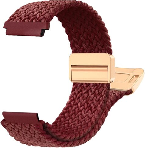 Braided-Band Compatible with Amazfit-Bip 6/Bip 5,22mm Magnetic Stretchy Band for Amazfit GTR 4/GTR 3 Pro/GTR 3/GTR 2e/GTR 2/GTR 47mm/Stratos 3/2/2s/Pace in Saudi Arabia