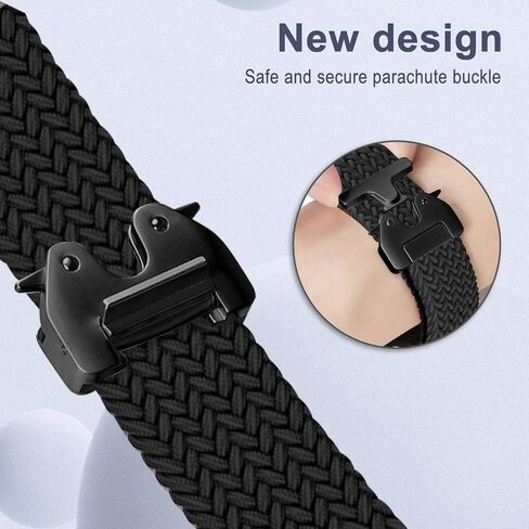 Nylon Bands Band for Garmin Enduro 3/Fenix 8 51mm/Descent Mk3i/tactix 7 AMOLED/Fenix 7X Pro Solar/7X/6X/6X Pro/6X Sapphire/5X, 26mm Nylon Sport Strap for Quatix 7X Stretchy Braided in Saudi Arabia