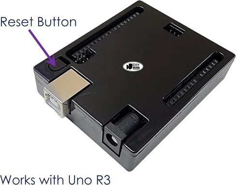 العلبة لـ Arduino Uno R3 ، Arduino Uno R4 WiFi/Minima ، شفاف ، 2 قطعة in Saudi Arabia