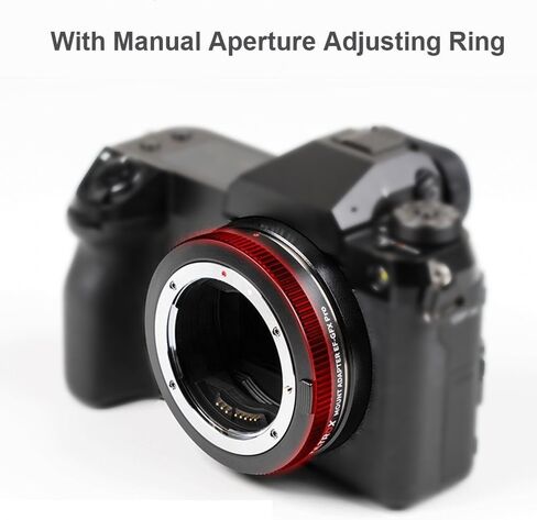 محول تركيب عدسة VILTROX EF-M2 Pro محول حلقة التركيز التلقائي 0.71x معزز سرعة مخفض مع قفل أمان متوافق مع عدسة Canon EF Mount إلى M4/3 كاميرا GH4 GH5 GH5S GF6 GX7GX85 GX9 G9 in Saudi Arabia