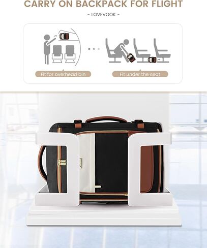 LOVEVOOK 40L Travel Backpack for Women, TSA Approved Carry On Backpack with 3 Packing Cubes, Personal Item Bag Fits 17" Laptop, Water-resistant Travel Carry On Bag for Women in Saudi Arabia