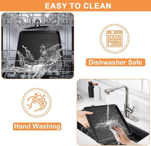 Air Fryer Tray & Basket for Ninja SP100, SP101, SP1001C, SP102 Foodi Air Fryer Replacement Parts, Nonstick Square Baking Sheet, Air Fryer Accessories for Ninja Foodi Air Fry Oven Accessories in Saudi Arabia