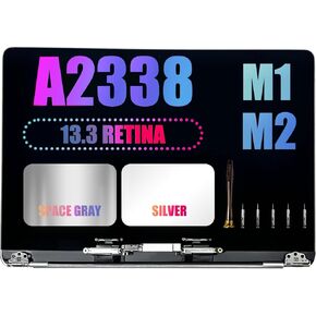 A2338 Screen Replacement for M1 M2 MacBook Pro Retina 13"" A2338 LCD Screen EMC 3578 MYD83 MYD92 MYDA2 MYDC