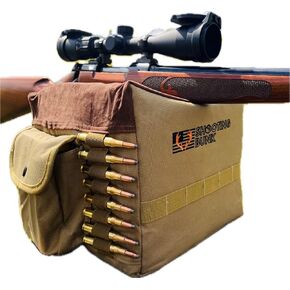 East TN. Outfitters Filled Shooting Bunk Bag for Rifles Bench Rest Gun Rifle Sand Bags Hand Competition Sighting Support Tennessee