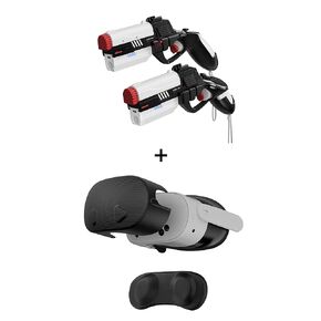 APEXINNO Controller Accessories,Haptic GunStock Cover for Meta Quest 3 Accessories,Hard Protective Shell Cover for Meta Quest 3S, Include Lens Cover Protector Compatible with Quest 3S Accessori