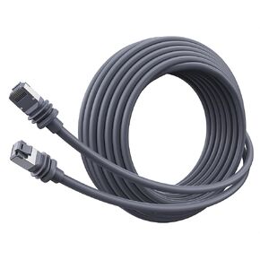 كابلات الكابلات 10 جيجابت في الثانية RJ45 كابل بديل لـ Starlink Gen 3 Standard Kit - 50 قدمًا ، 26 كابل إيثرنت محمي AWG ، متوافق مع Starlink V3 in Kuwait