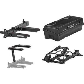 Yakima EXO SwingBase Hitch Bike Rack, EXO GearLocker Rooftop Box, TopShelf Hitch Base Rack Storage and DoubleUp, Black