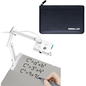 OKIOLABS OKIOCAM T Plus USB Document Camera and Tech Pouch Bundle