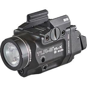 Streamlight 69477 TLR-8 HL-X G sub USB 1000-Lumen Weapon Rail-Mounted Rechargeable Tactical Flashlight with Integrated Green Aiming Laser for Sig Sauer P365 /XL Rail Only, Black
