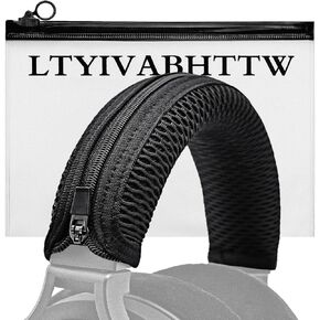 Virtuoso Headband Cover for Corsair Virtuoso Headphones by LTYIVABHTTW | Breathable Mesh Fabric, Machine Washable, No More Flaking Leather | for Virtuoso Wireless, XT, and SE | Black