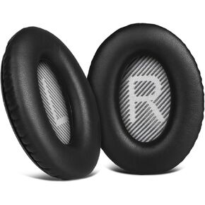 Ear Pads for Bose QC35: Durable Comfortable Noise Cancellation Replacement Cushion Earpads for Bose Quitecomfort 35 QC35 QC35 ii Headphones with Good Audio Quality