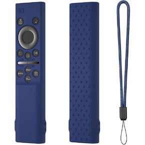 Remote Cover for Samsung BN59-01388 BN59-01393 Silicone Remote Case Protective Sleeve (Glow Blue)