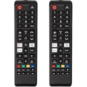 New Universal Remote for Samsung TV, Replacement Compatible for All Samsung Smart TV, LED, LCD, HDTV, 3D, Series TVPack of 2
