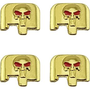 4 in Pack 3D Aluminum Back Slide Cover, Plastic Plate Replacement
