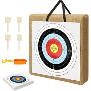 20" Straw Target - Traditional Hand-Made Archery Targets， Archery Bow & Arrow Target for Backyard on Recurve &Traditional & Longbowor Compound Bow