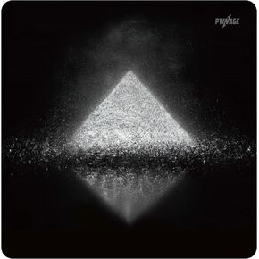 PWNAGE Ultra Glide Tempered Glass Mat: Near Silent Quiet, Super Smooth, Sweat Moisture Resistant, Silicone Base Mouse Pad - Pyramid in Saudi Arabia