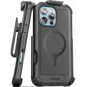 Encased Belt Case Designed for iPhone 16 PRO with Built-in Screen Protector and Phone Holster Clip (Compatible with MagSafe) Heavy-Duty Hybrid Rugged Cover