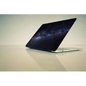 Laptop Skin with Dark Night Milkway Galaxy Space Design - Universal Vinyl Sticker Decal, Fits 13-15.6" Laptops