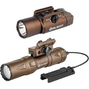 OLIGHT PL Turbo 800-Lumen 515 Meters Long-Range Tactical Flashlight Bundles Odin Mini Compact Rechargeable Mlok Mount Weaponlight