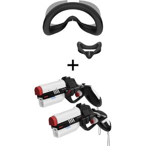APEXINNO Silicone Face Pad Cover for Meta Quest 3S Accessories,Haptic Gunstock Cover for Quest 3S Meta Quest 3 Accessories
