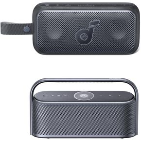 Soundcore Motion X600 Portable Bluetooth Speaker & Motion 300 Portable Speaker, Bluetooth Speaker with Wireless Hi-Res Sound, SmartTune Technology, 30W Stereo Sound, 30W Playback, and IPX7 Waterproof
