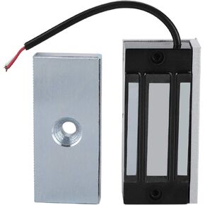 Electric Magnetic Lock,60kg 130LBs Holding Force Electromagnetic Lock for Door Access Control System,Electromagnet Fail- NC Mode(DC24V)