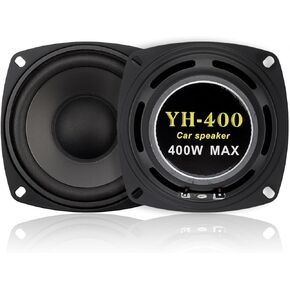 2 Pieces 4 Inch 2-Way Car HiFi Coaxial Speaker Vehicle Door Auto Audio Music Stereo Full Range Frequency Speakers