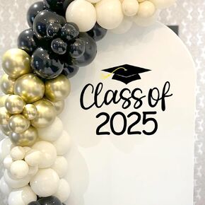 Class of 2025 Decal for Arch Backdrop Graduation Stickers Class of 2025 Sign Congrats Grad Decorations 2025 Graduation Stickers