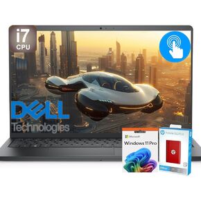Dell Inspiron 3530 Touchscreen Laptop, 15.6 inch FHD Display, Intel Core i7-1355U, 32GB DDR4, 1.5TB SSD (1TB SSD withHP 512GB P500 Portable SSD), Intel Iris Xe Graphics, Wi-Fi 6, Type-C, Win 11 Pro