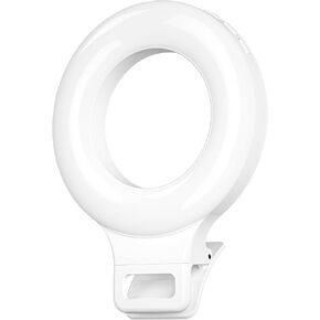 Ring Light for Phone, Laptop, Tablet, Rechargeable 60 LED Selfie Ring Light with 3 Models & 5 Level Brightness, Perfect for Selfies, Makeup, Live Stream, etc