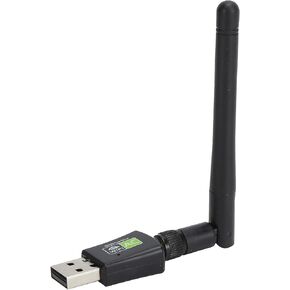 محول USB مزدوج الفرقة ، 2.4 جيجا هرتز/5 جيجا هرتز مستقبل USB USB ، 11AB/GN/AC 600MBPS بطاقة شبكة MINI ETHERNET