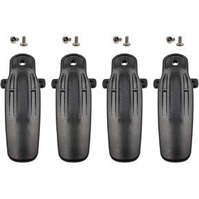 4Pcs KBH-11 Belt Clip Replacement for TK2180 TK3180 TK5220 TK5320 TK5210 TK5310 TK5410 NX-5200 NX-5300 NX-5400 NX-200 NX-300 NX-210 NX-200G NX-300G Two Way Radio