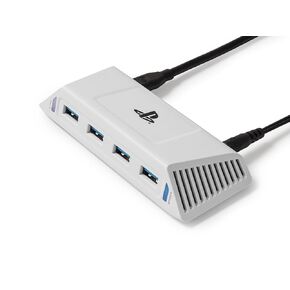 PowerA 4-Port USB 5Gbps Hub for PlayStation®5, USB 3.2, AC Powered, Weighted Base, Officially Licensed